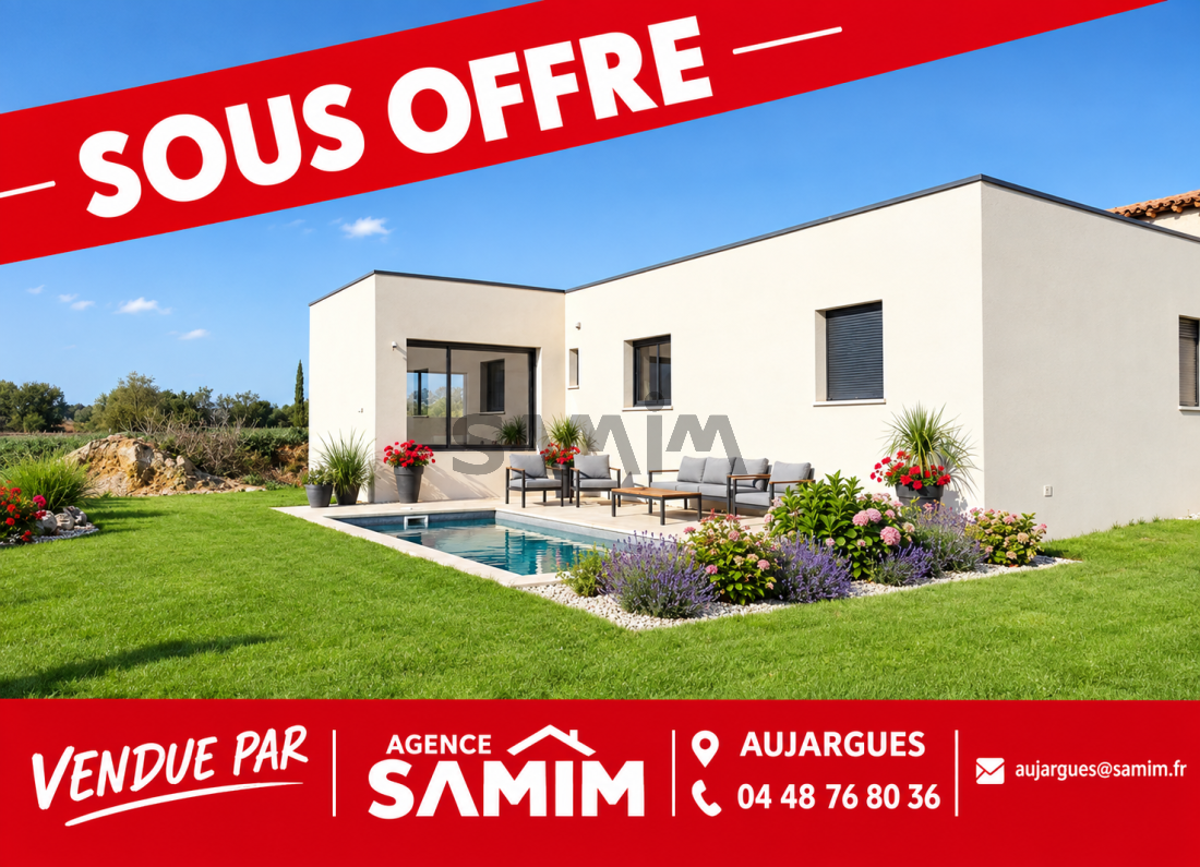 Maison 4 pièces 110 m² · à Aujargues · 110,4 m² · 468 000 €